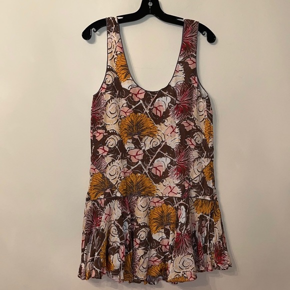 Free People Dresses | Free People Earthy Boho Ruffle Tank - Picture 4 of 6